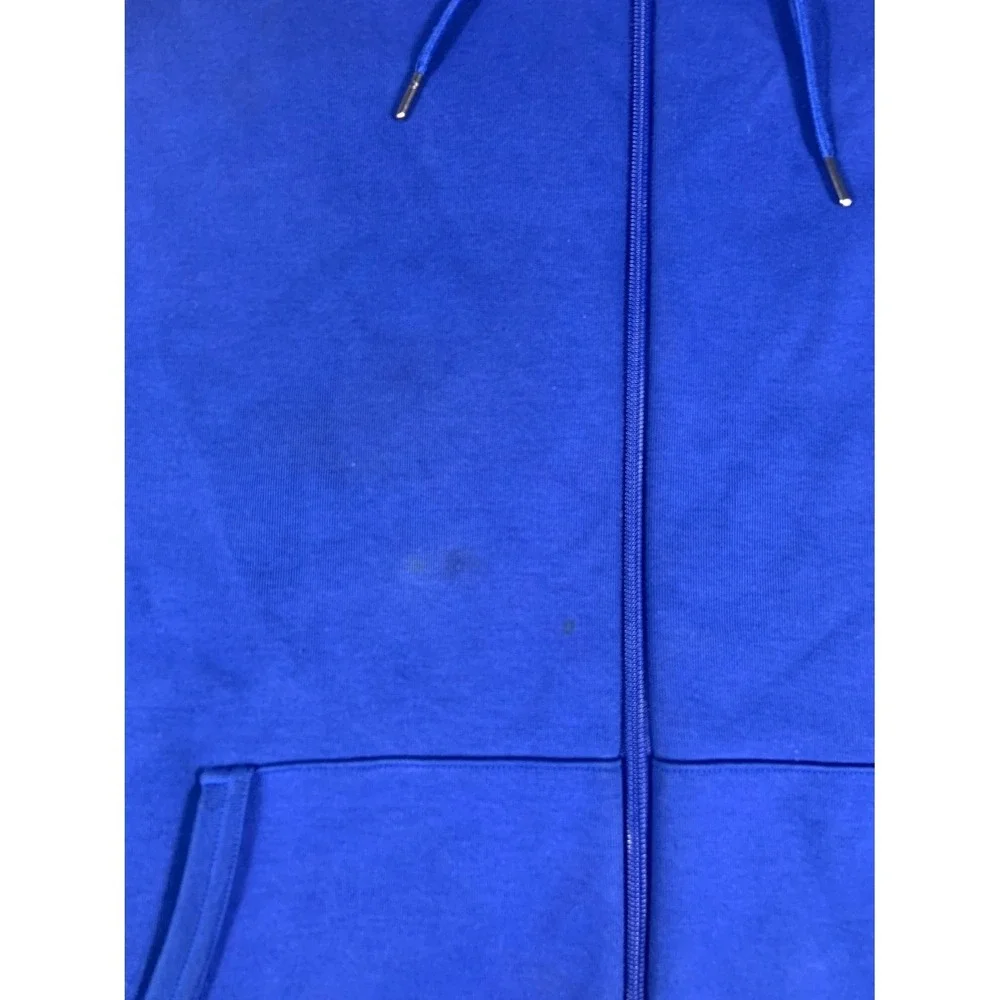 Polo Ralph Lauren Hoodie Mens XL Royal Blue Full Zip Pony Logo Sweatshirt
